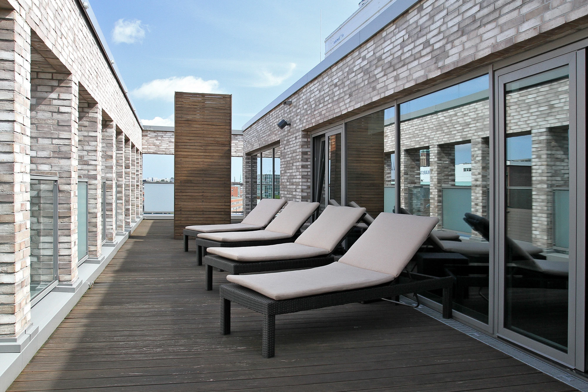 ATLANTIC Hotel Kiel Dachterrasse