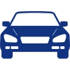 Auto Alternativ Icon in Dunkelblau