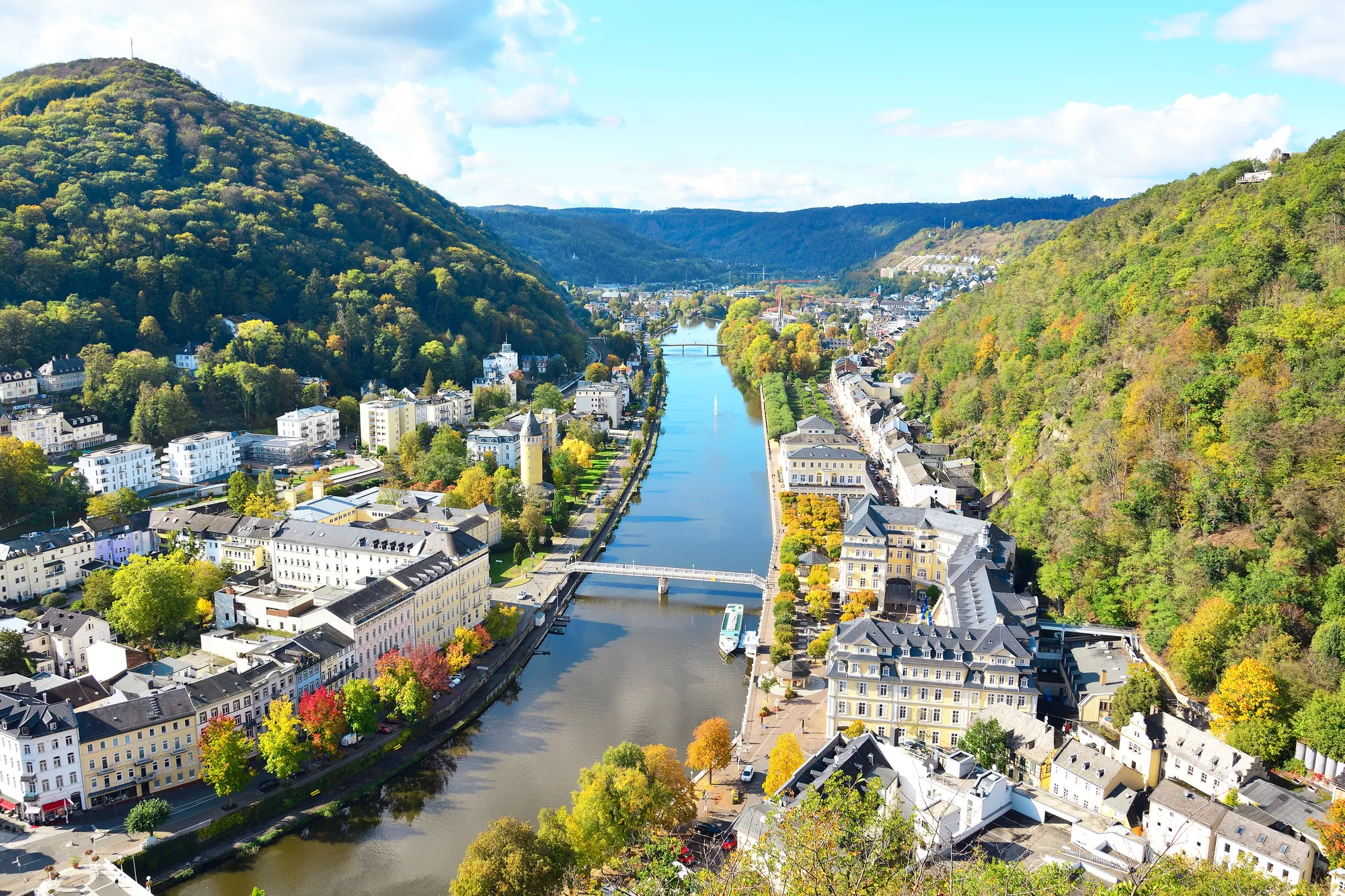 Luftansicht von Bad Ems
