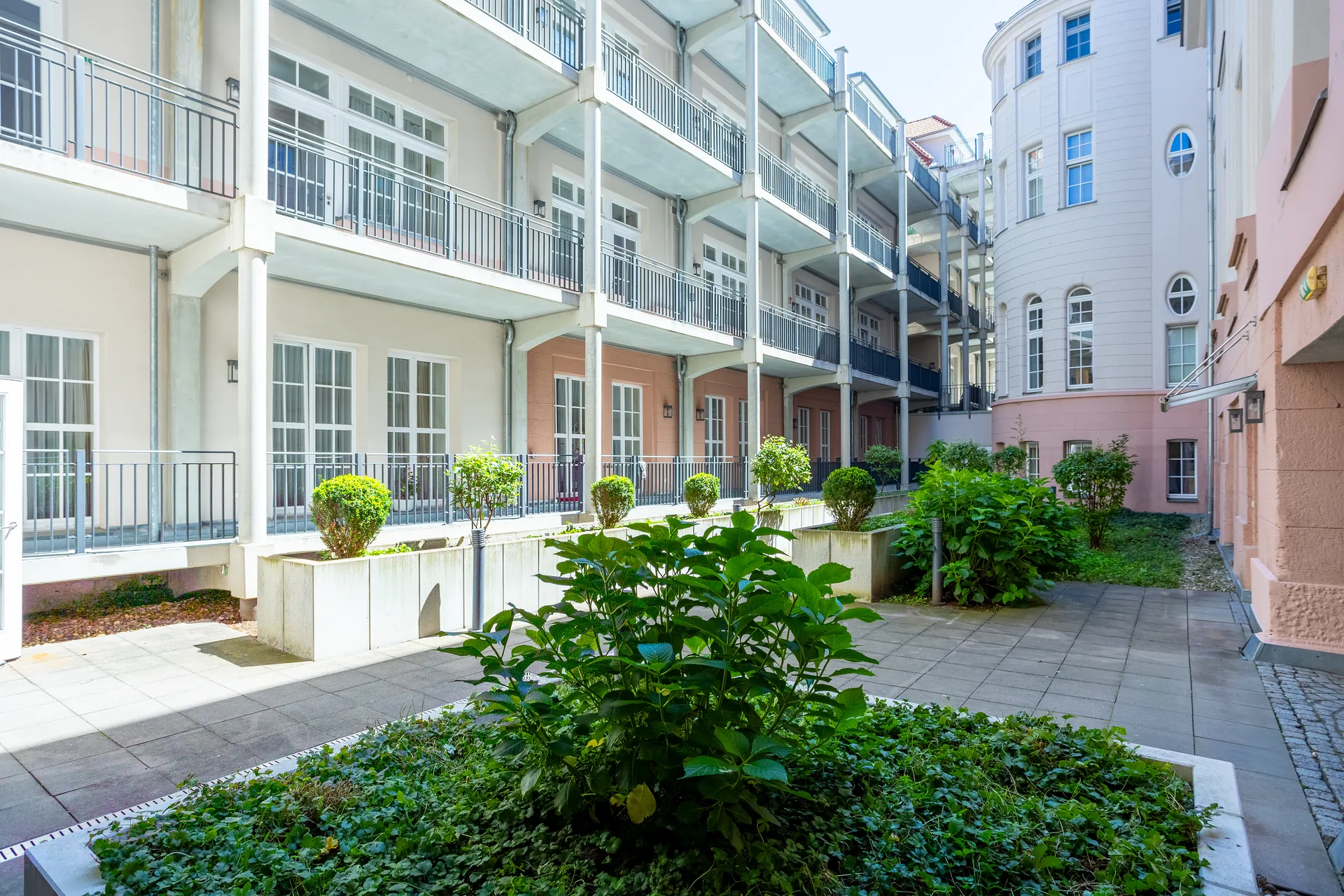 Innenhof vom Batschari Palais Hotel Baden-Baden