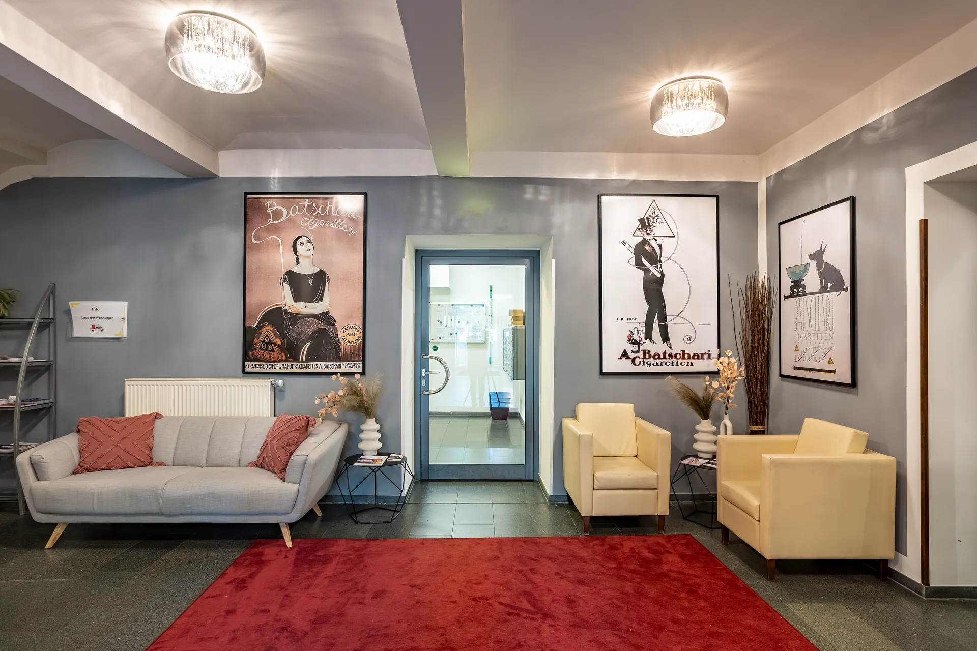 Lobby im Batschari Palais Hotel Baden-Baden