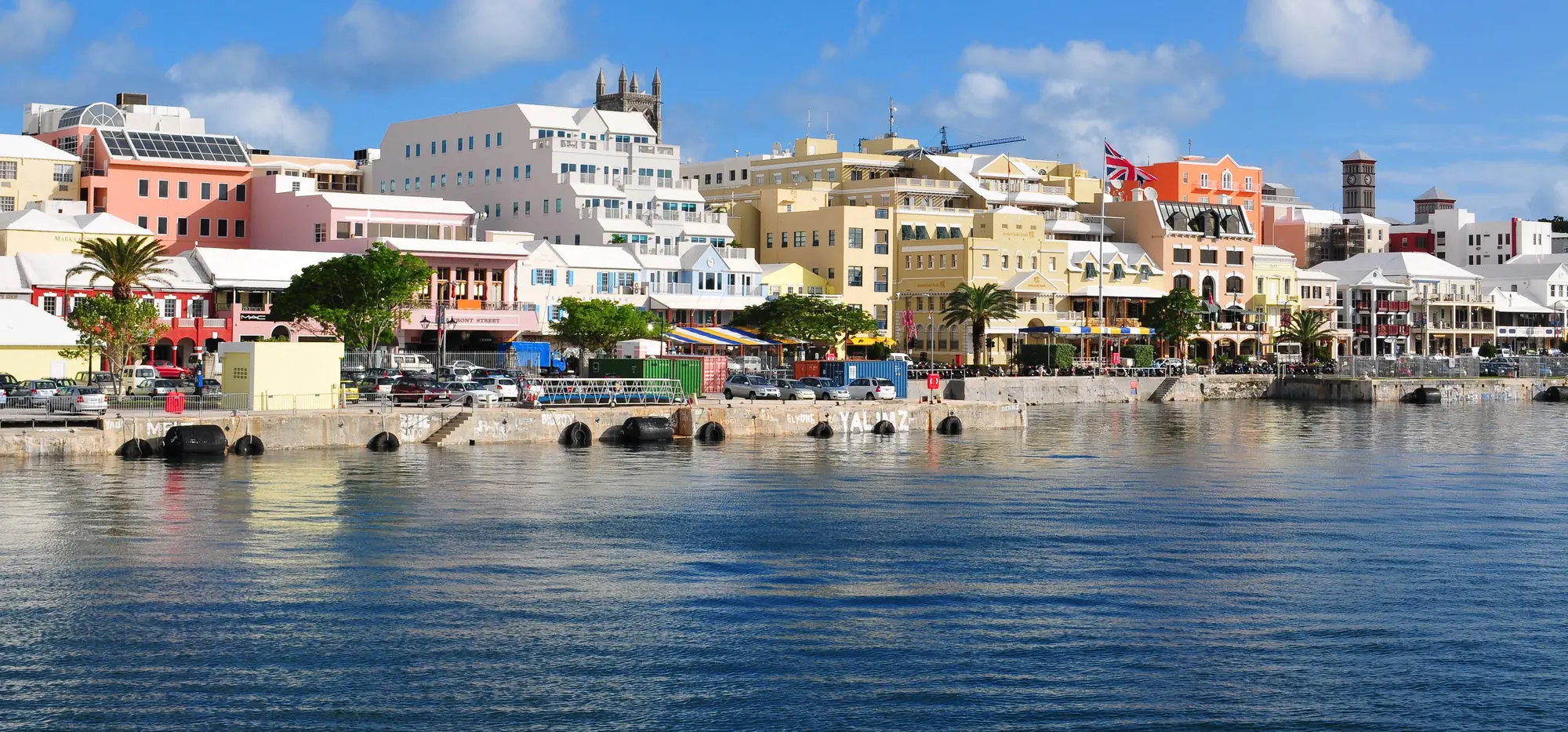 Hamilton Stadt auf Bermuda, Hafenviertel