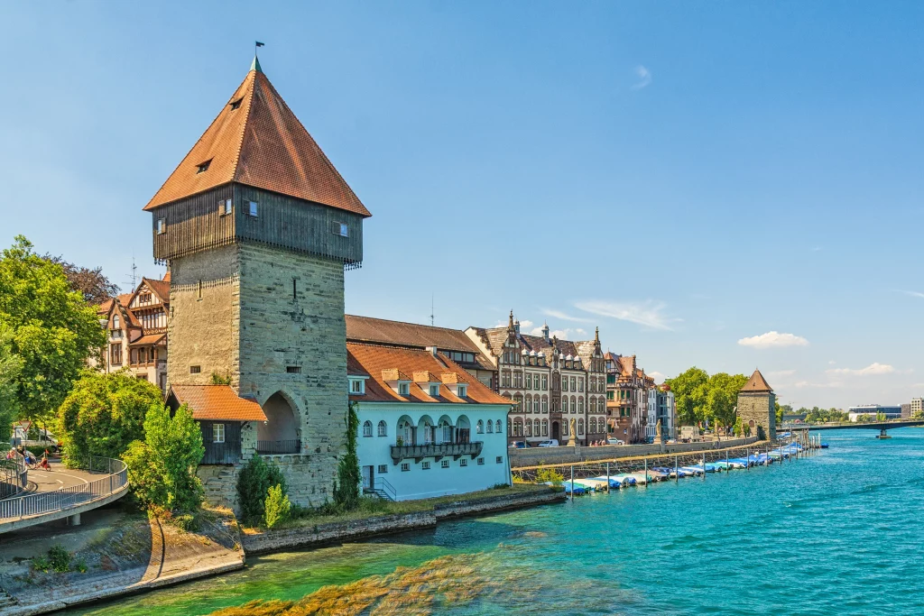 Rheintorturm in Konstanz Ausflugsziel beim Urlaub am Bodensee mit Hotel