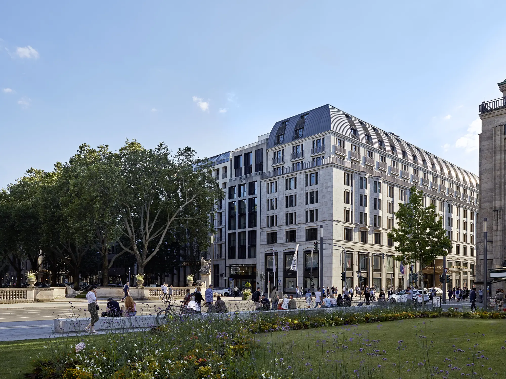 Außenansicht vom Breidenbacher Hof Düsseldorf