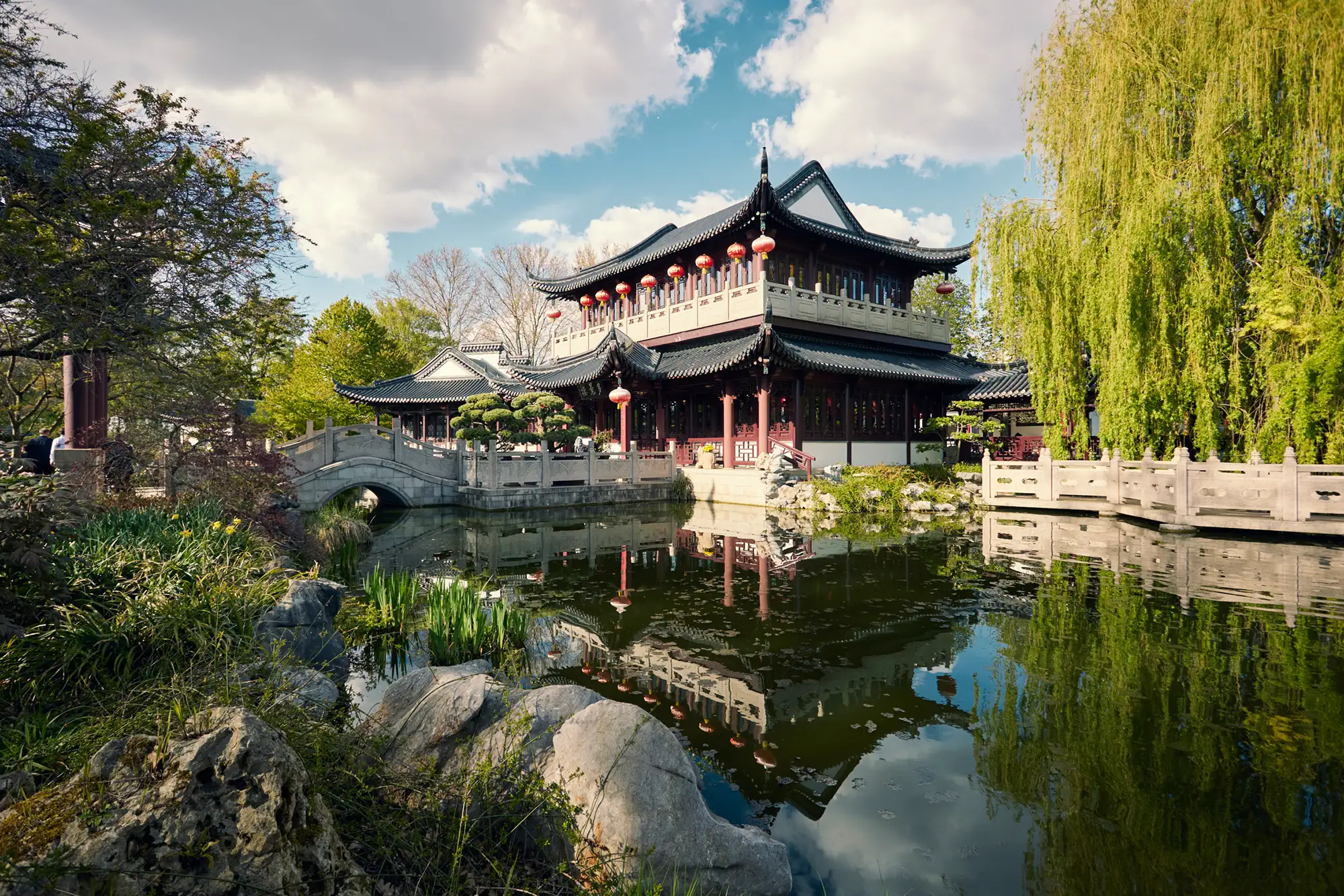 Bundesgartenschau Mannheim 2023 Teehaus im Luisenpark - Buga 23