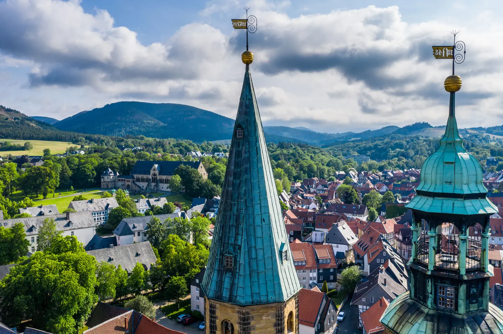 Panoramablick auf Goslar