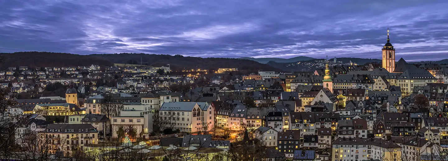 Siegen bei Nacht