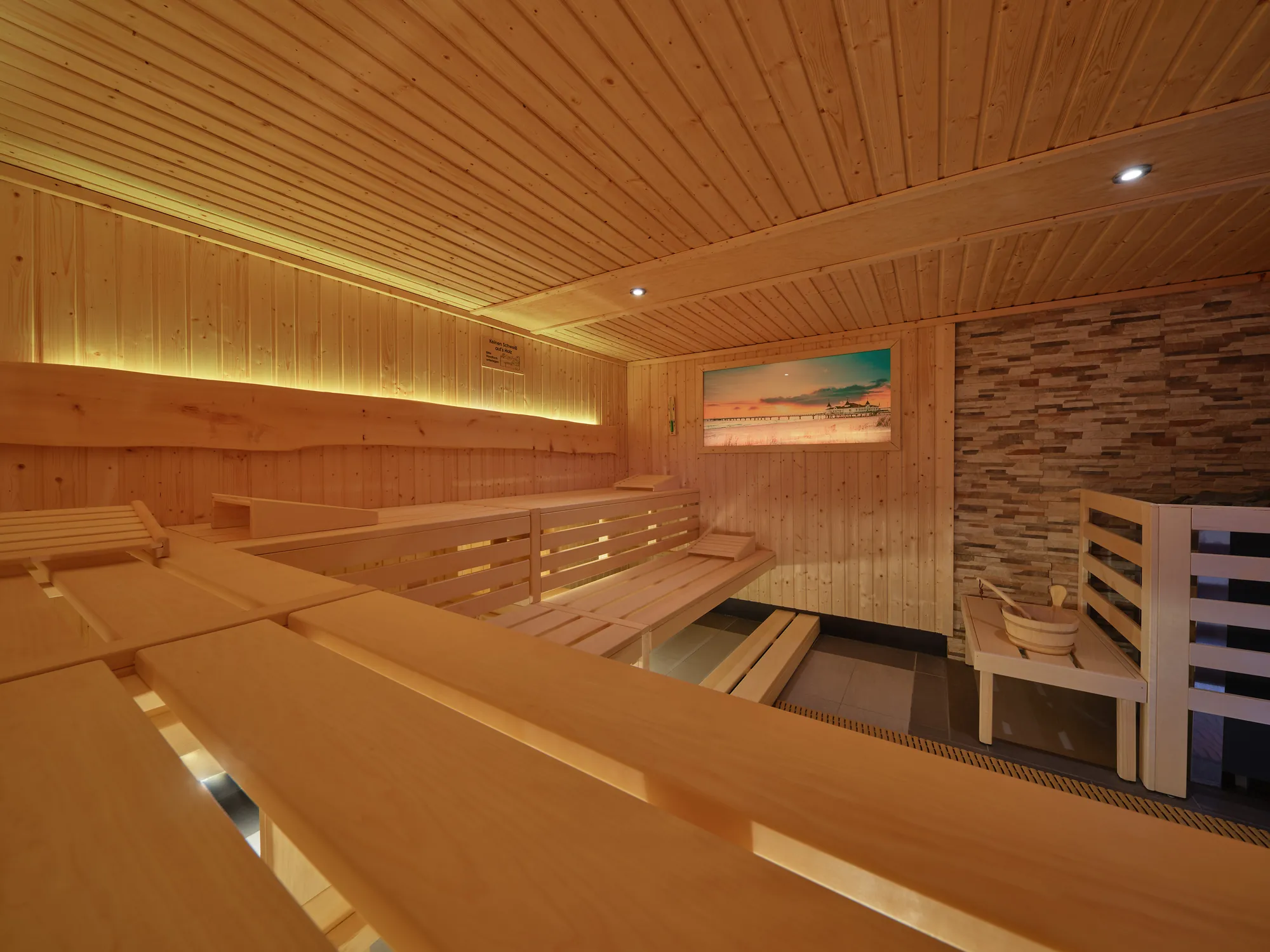 Sauna im Dorint Resort Baltic Hills Usedom