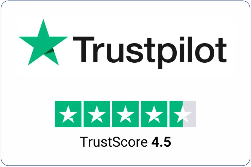 Trustpilot Bewertung von eventreise.de: TrustScore 4.5 (Stand: Mai 2025)