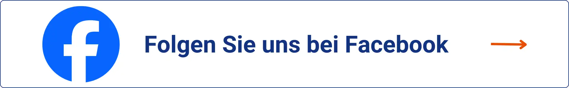 Folgen Sie uns bei Facebook mit Facebook Icon und Pfeil Icon