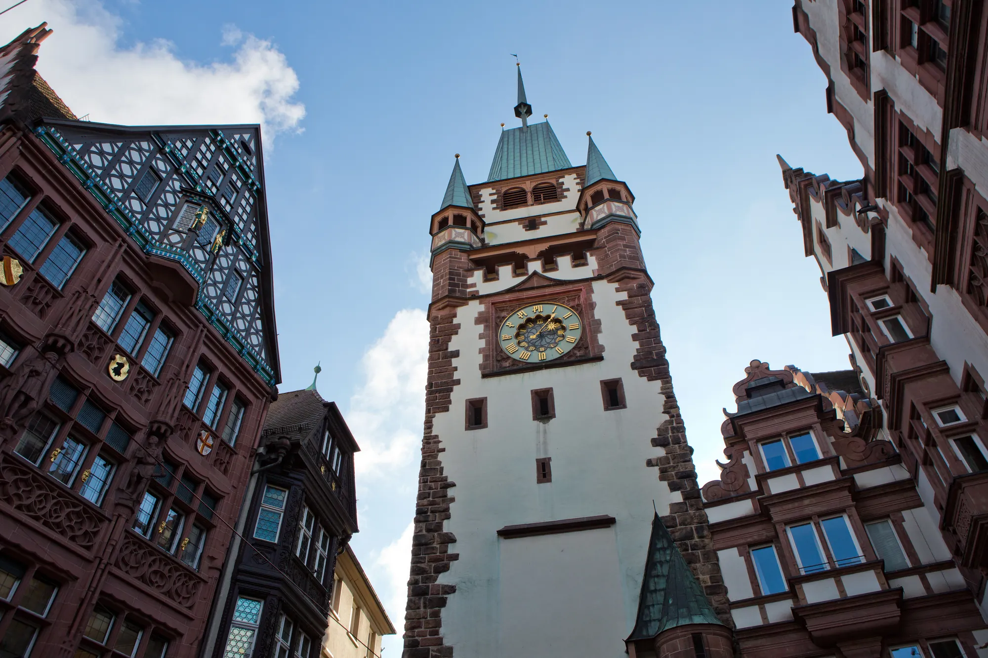 Freiburg Sehenswürdigkeiten: Martinstor in der Altstadt