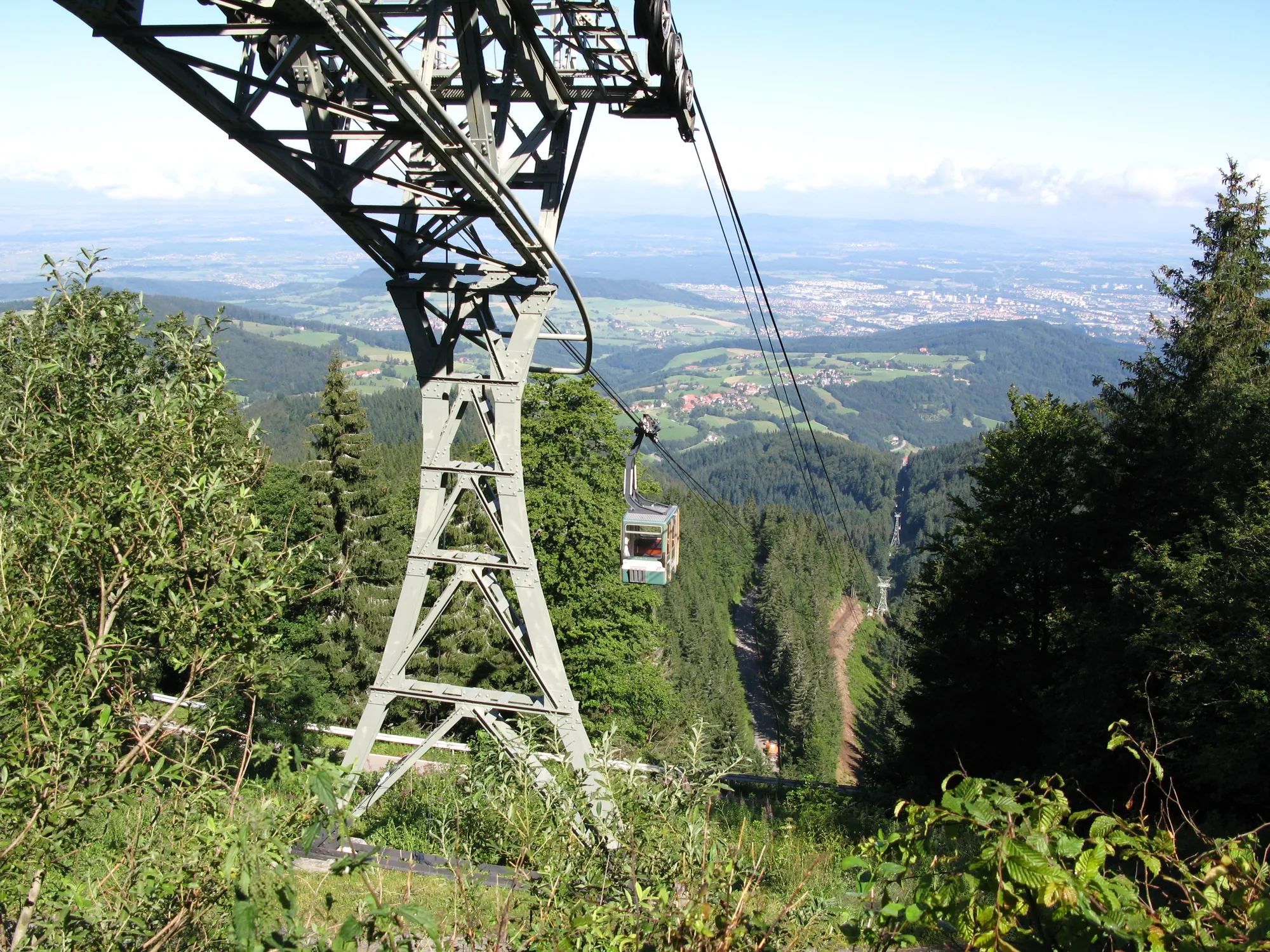 Seilbahn auf den Schauinsland bei Freiburg