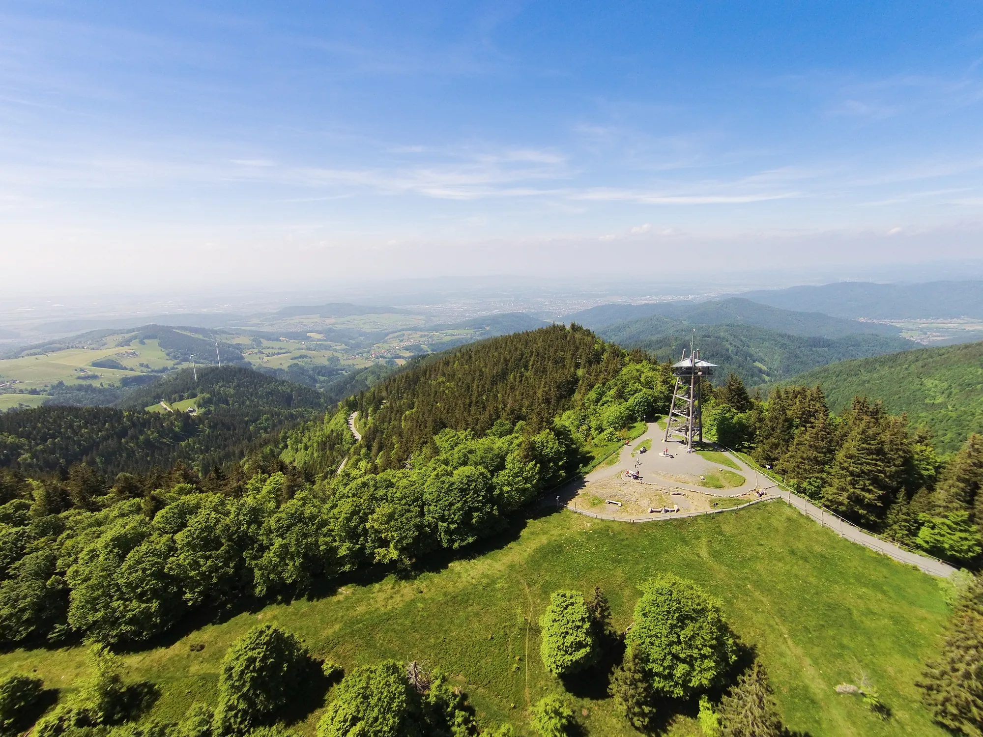 Turm auf dem Berg Schauinsland, Freiburg Sehenswürdigkeiten