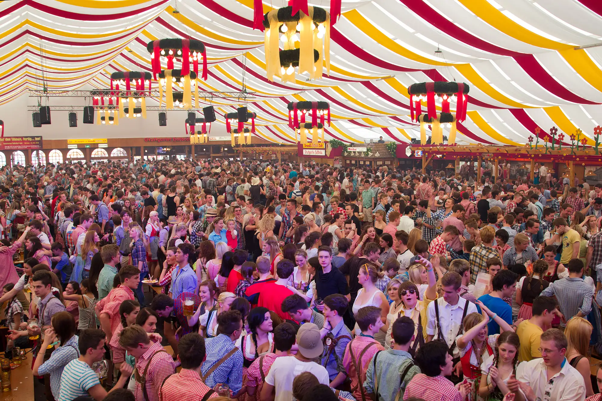 Größten Volksfeste Deutschland - Cannstatter Wasen Festzelt