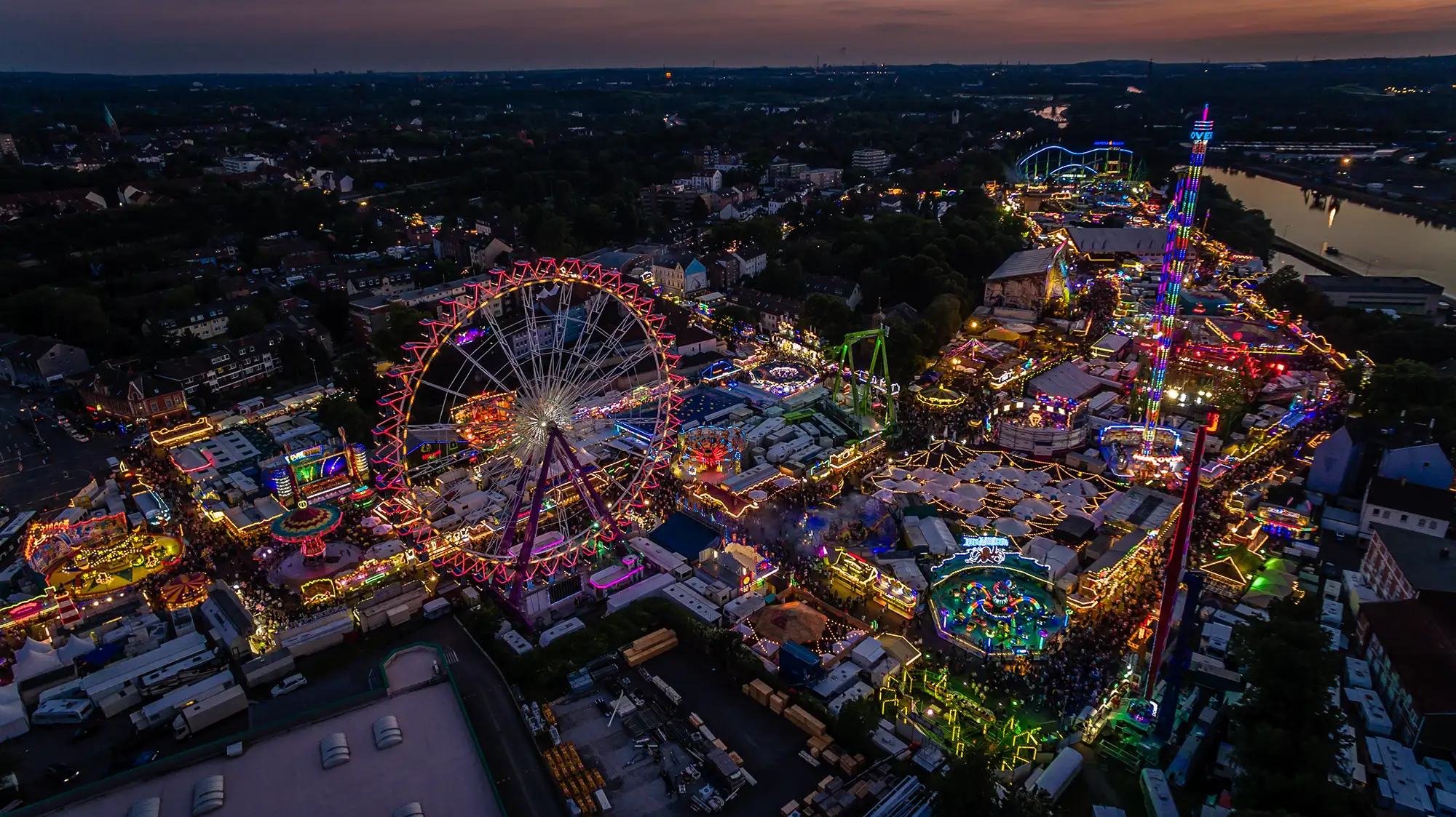 Größten Volksfeste Deutschland - Cranger Kirmes