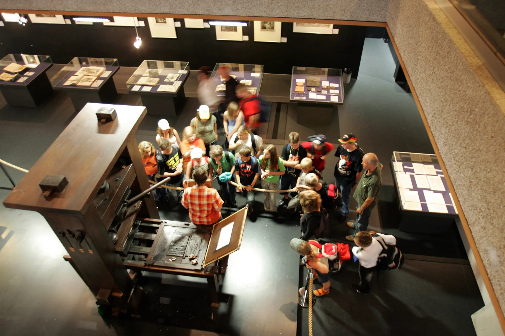 Besucherfüherung für Kinder im Gutenberg-Museum in Mainz