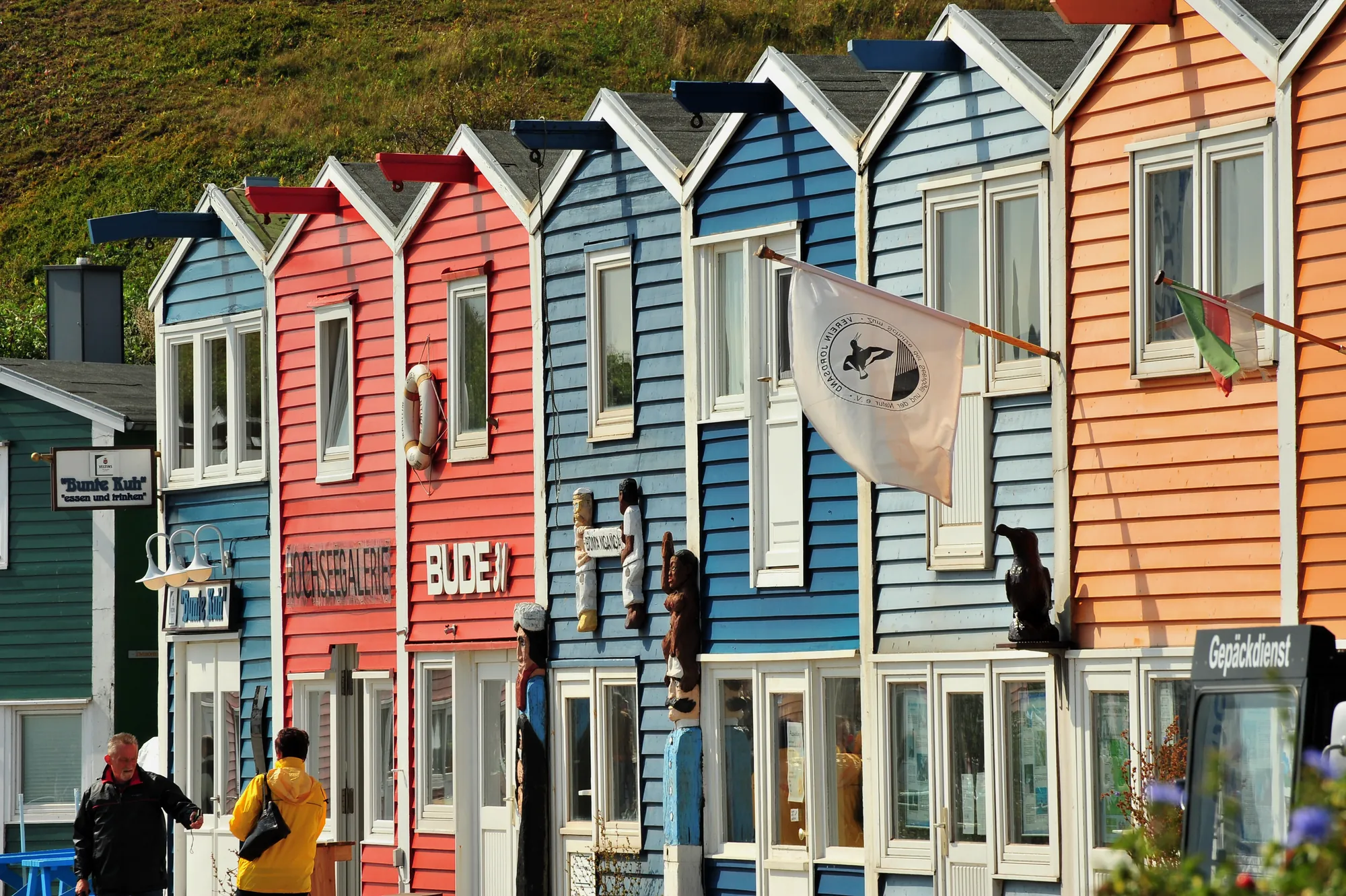 Hummerbuden auf Helgoland