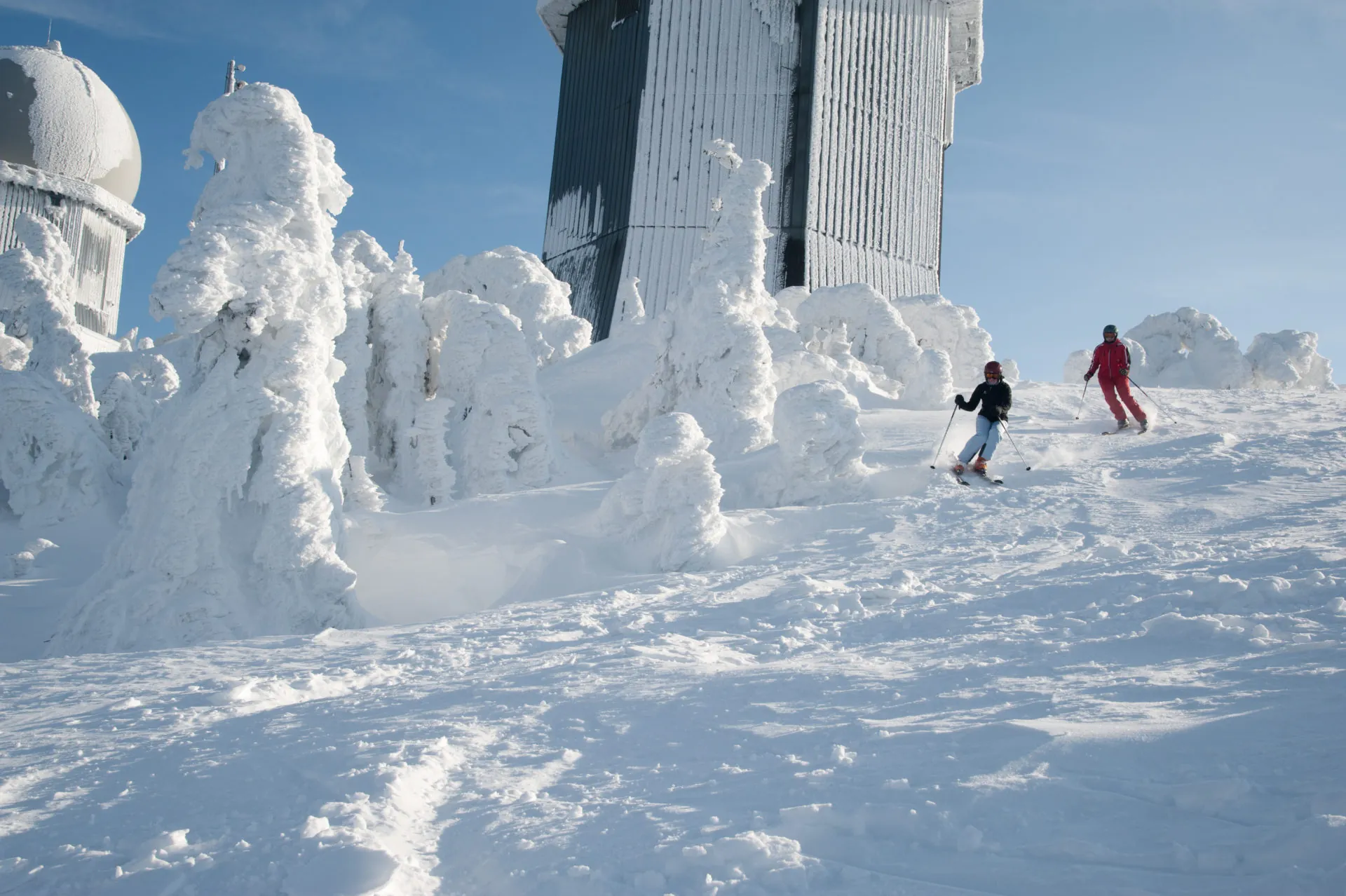 Skipiste im Bayerischen Wald, Hotel Ahornhof