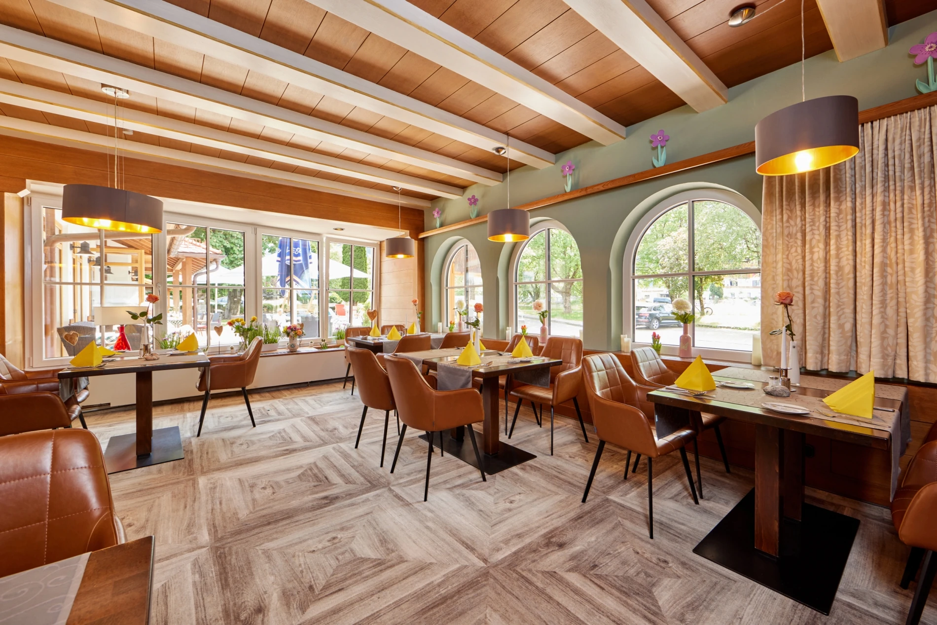 Restaurantbereich im Landhotel Böld