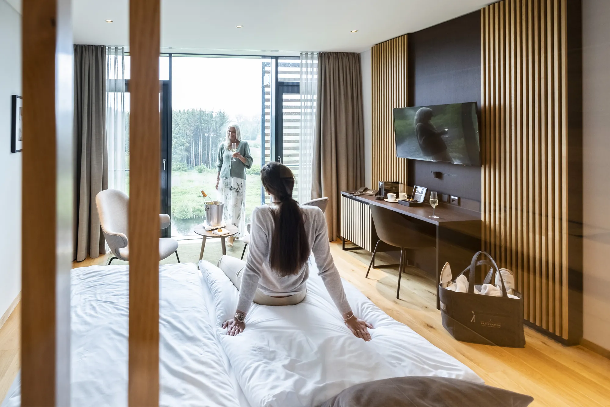 Hotel Breitenburg, Gäste im Zimmer