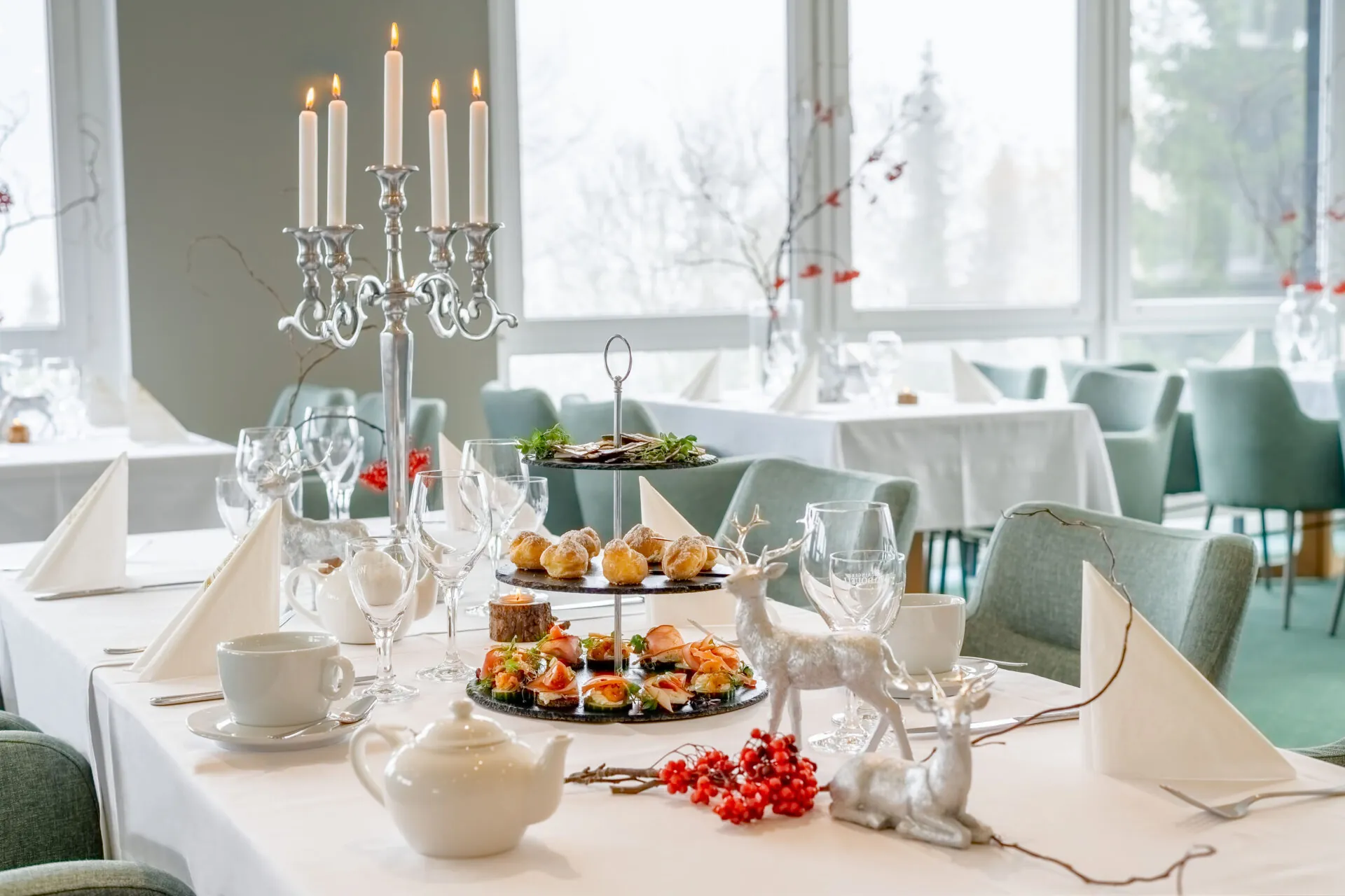 Restaurant im Hotel Kammweg, Nahaufnahme