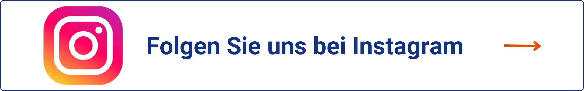 Folgen Sie uns bei Instagram mit Instagram Icon und Pfeil Icon