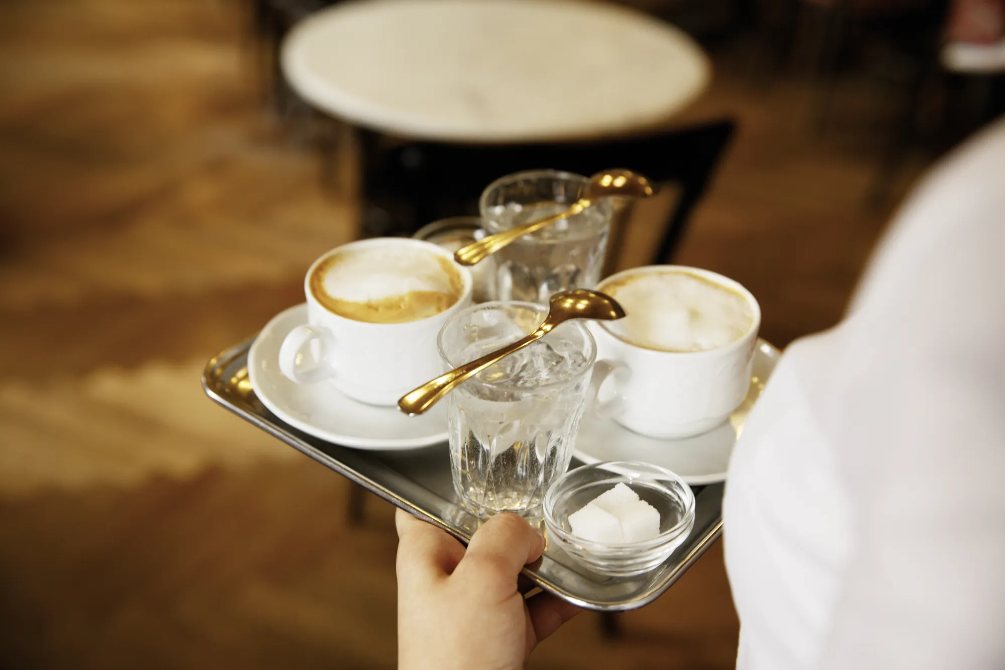 Kaffeehäuser Wien: Melange, Kaffeespezialität im Café Sperl