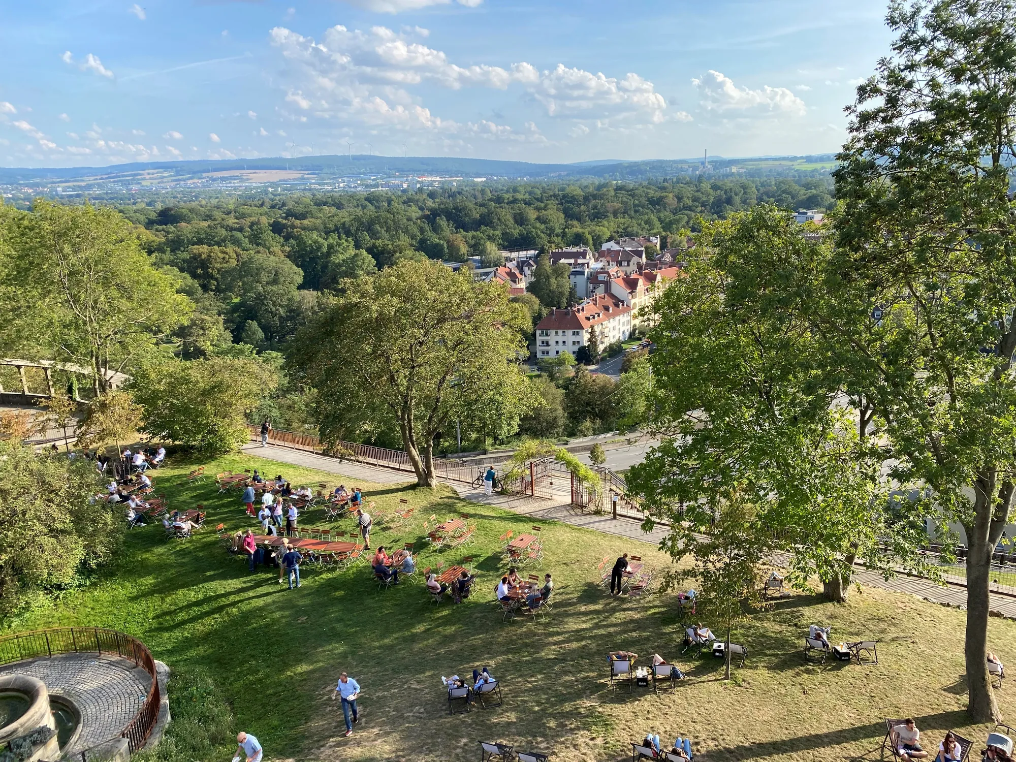 Aussicht von der Grimmwelt in Kassel