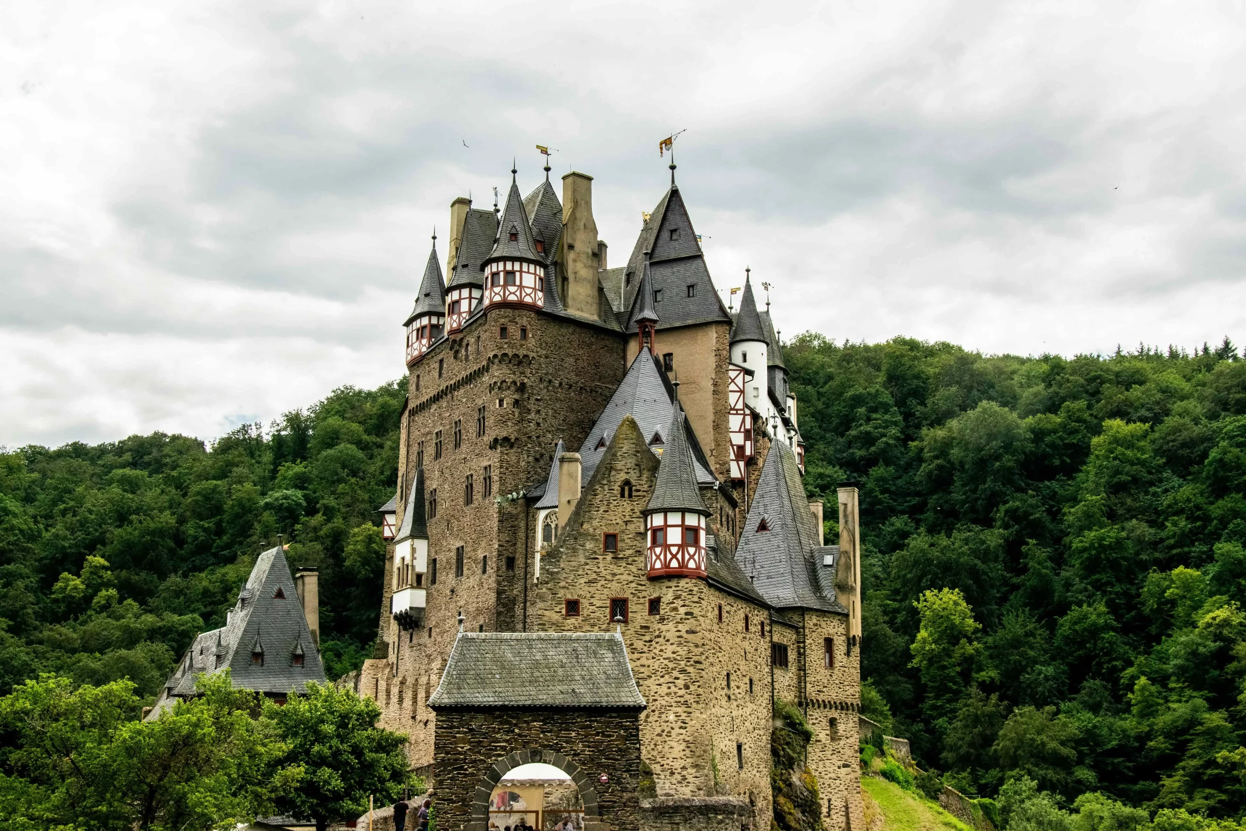 Burg Eltz in Rheinland-Pfalz.