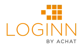 Loginn by Achat Logo auf transparentem Logo