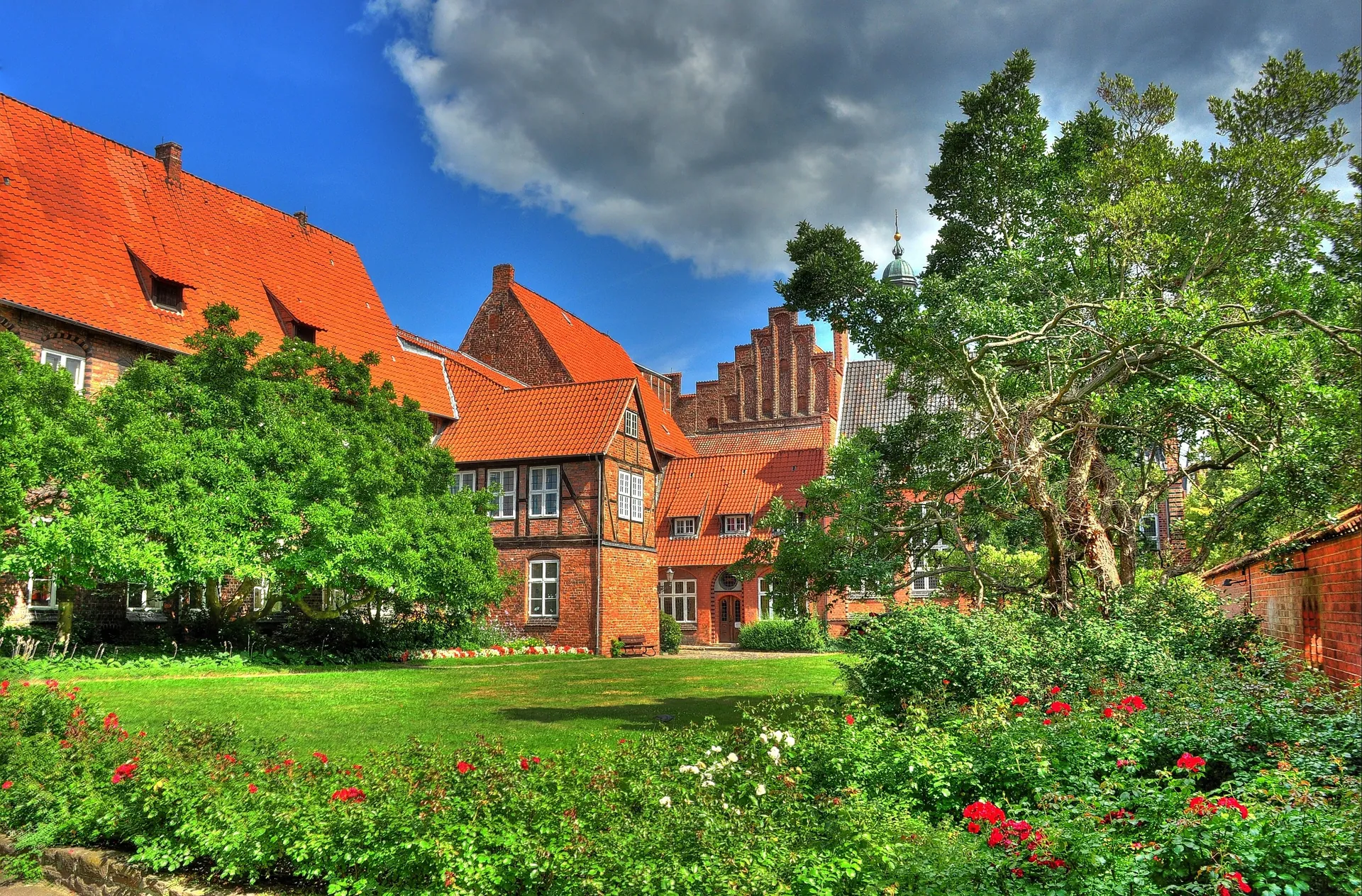 Rathausgarten in Lüneburg