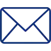 E-Mail Icon in Dunkelblau