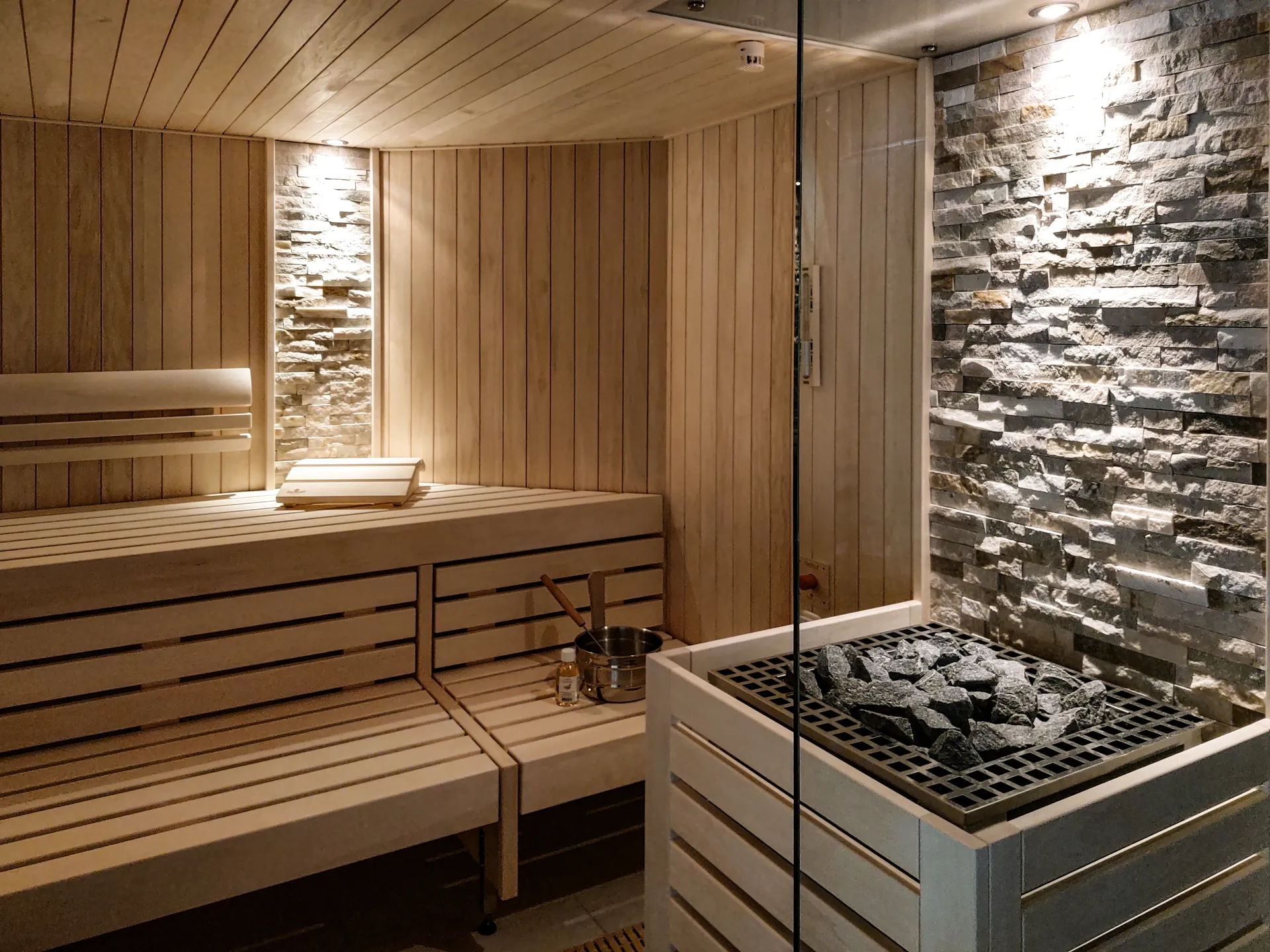 Kleine Finnische Sauna im Morada Hotel Alexisbad Harz