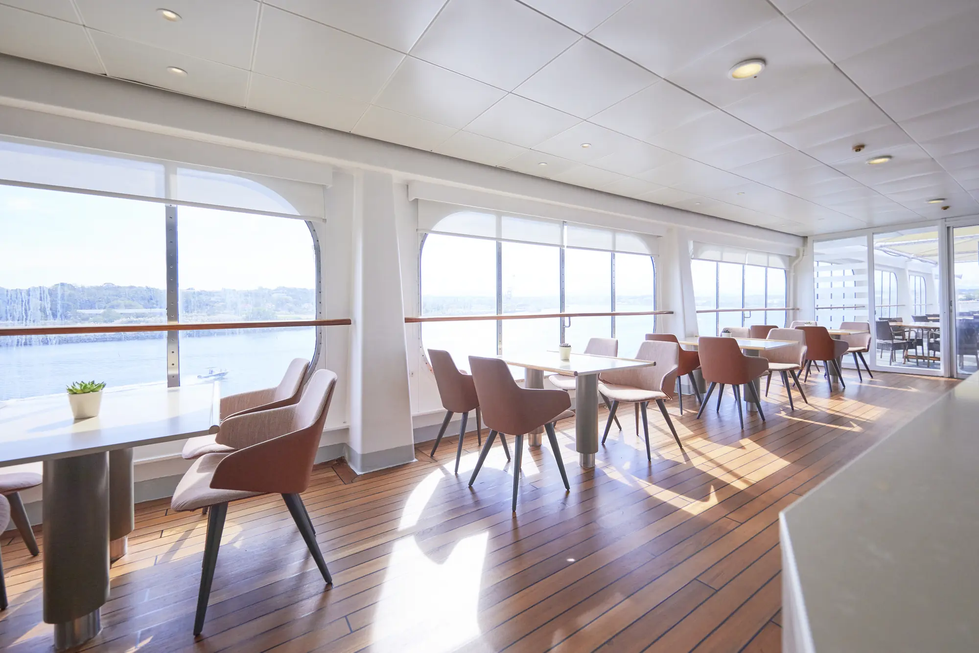 The Grill (Buffetbereich) im Palmgarten der MS Hamburg