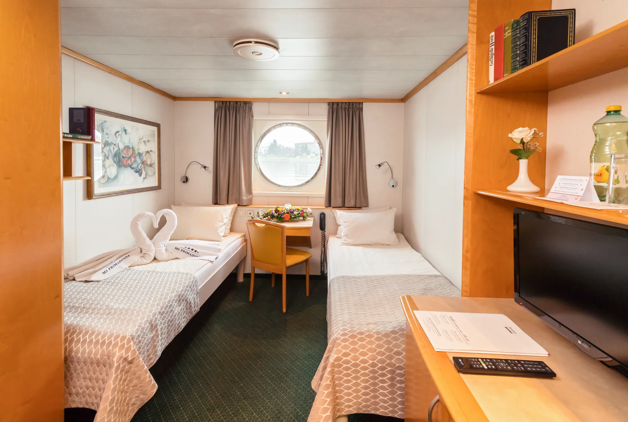 MS Primadonna, 2-Bett Kabine auf dem Hauptdeck