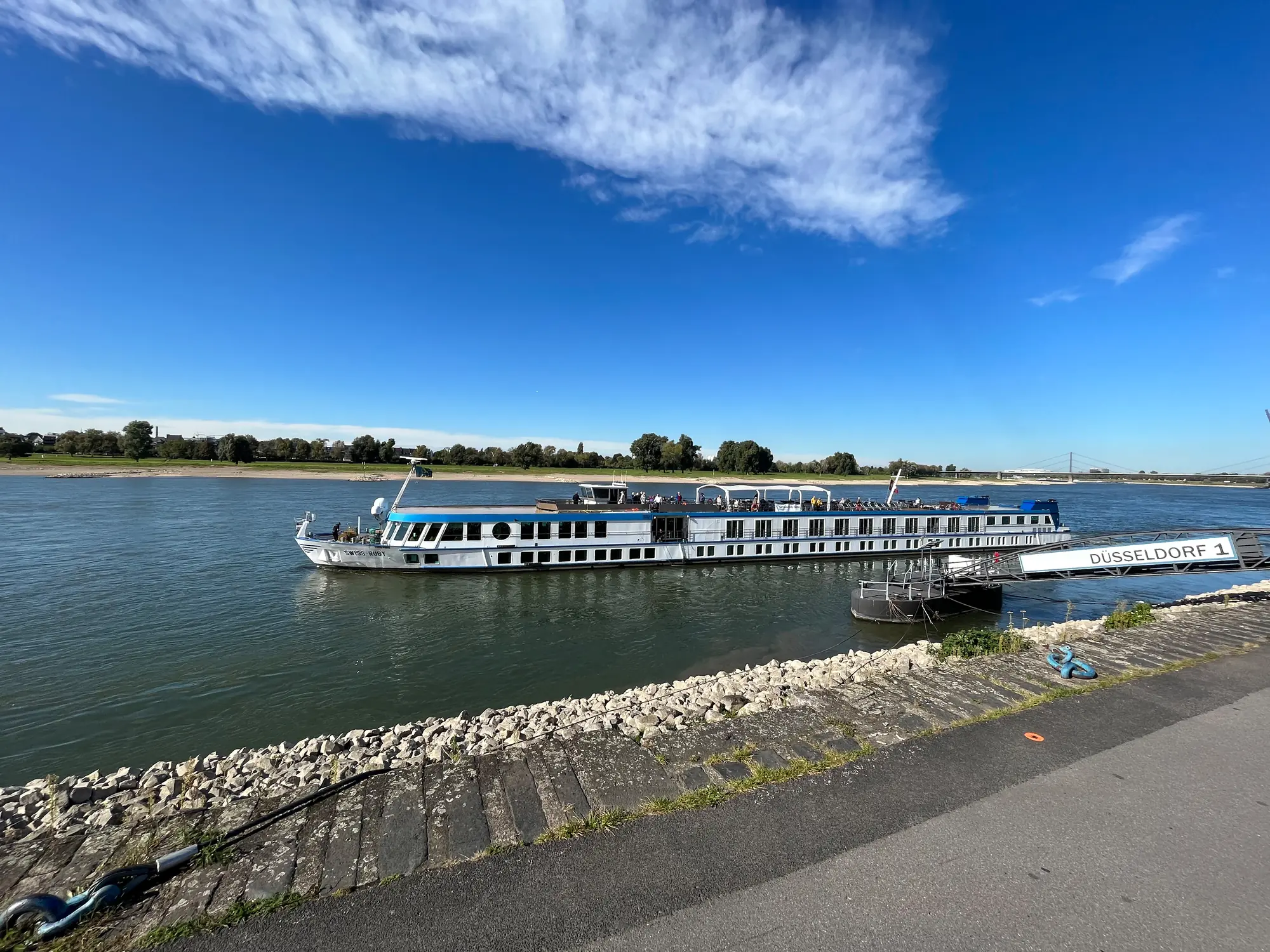 MS Swiss Ruby in Düsseldorf