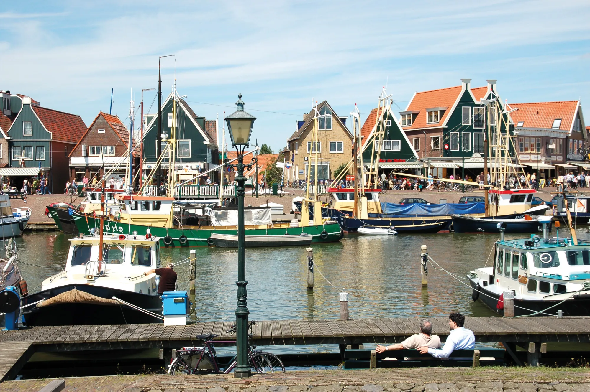 Hafen in Volendam, Niederlande