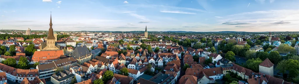 Osnabrück Panoramablick über die Stadt