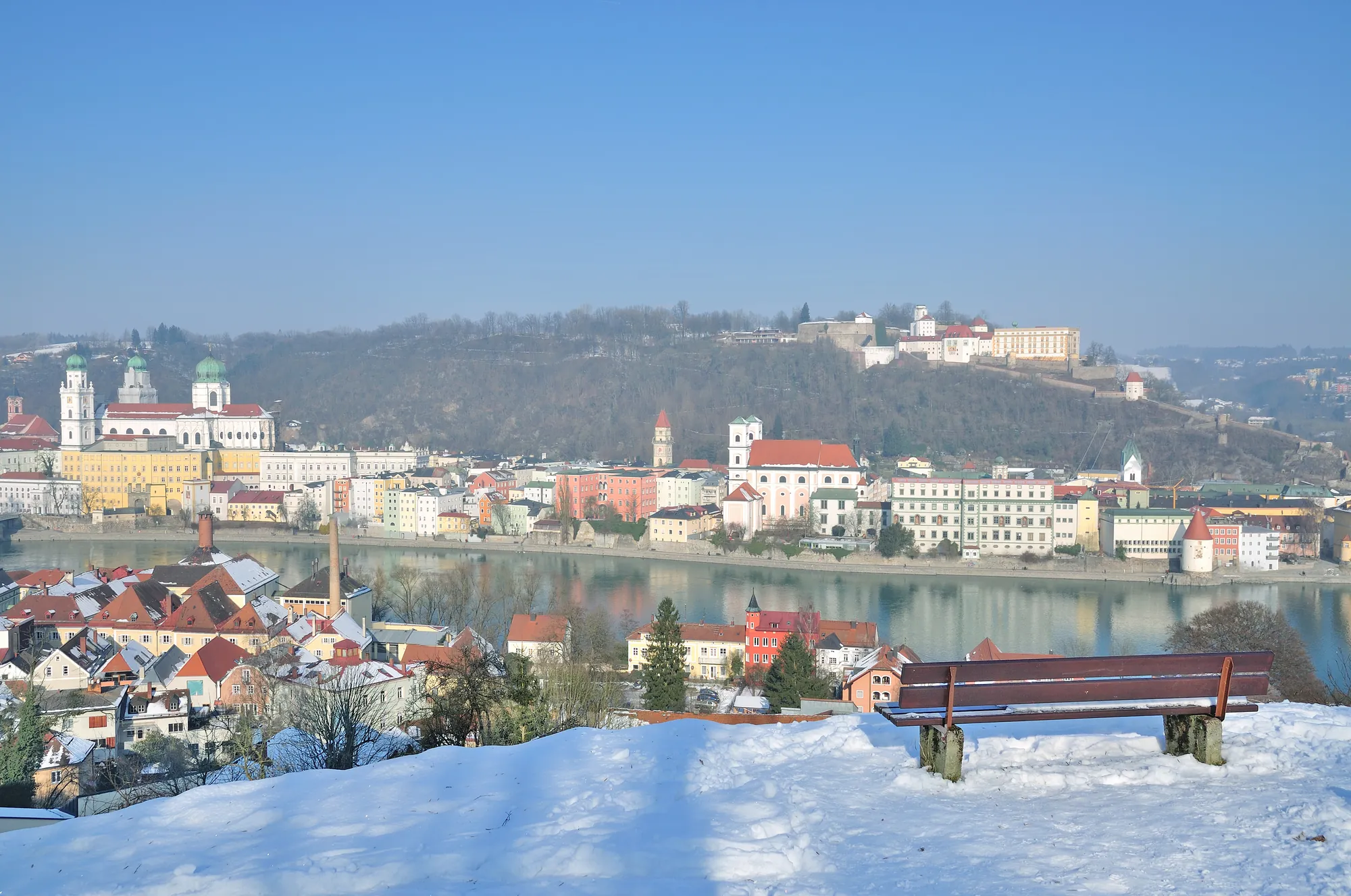 Passau im Winter