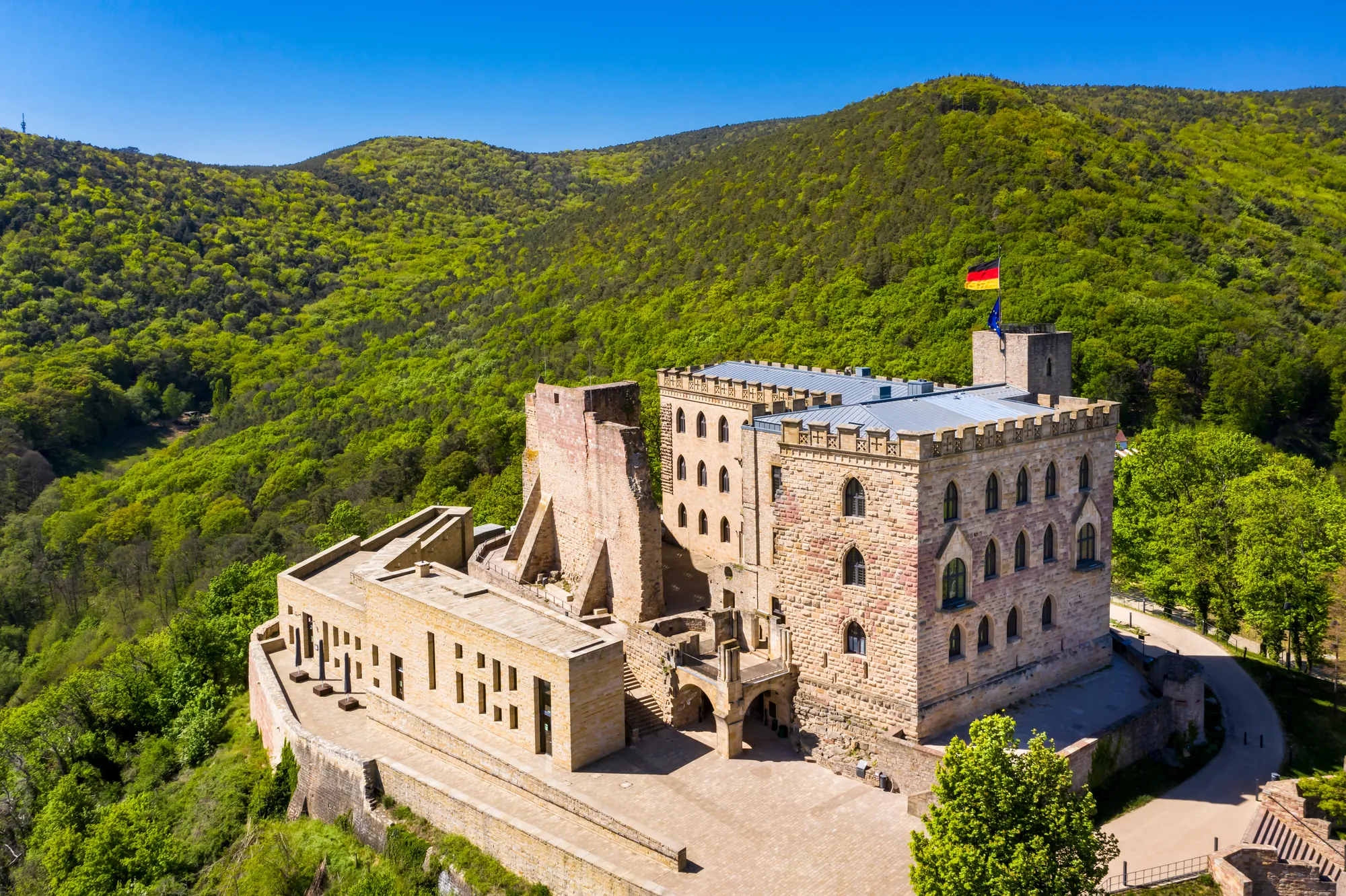 Hambacher Schloss in Neustadt an der Weinstraße, Pfalz