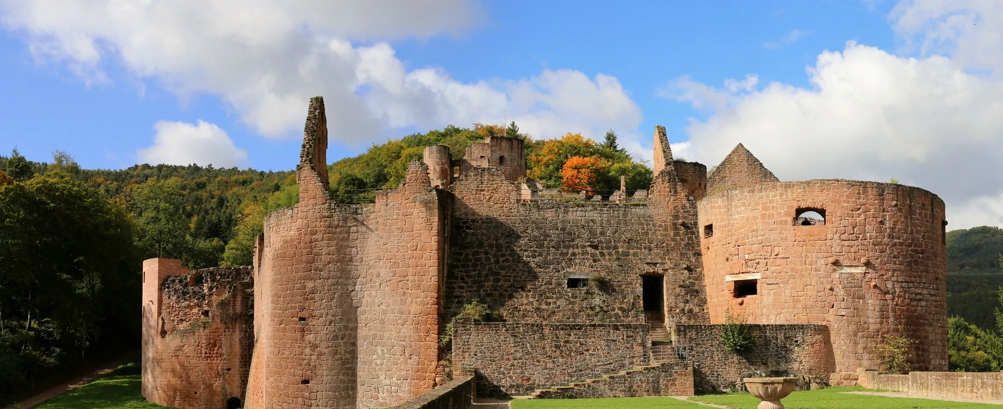 Ruine Hardenburg in der Pfalz bei Bad Dürkheim