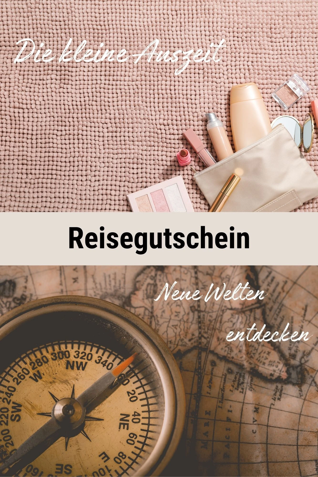 Reisgutschein originell verpacken für Wellness oder Städtereisen