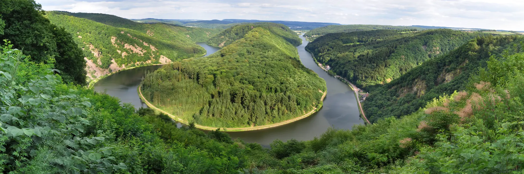 Saarschleife bei Orscholz Panorama