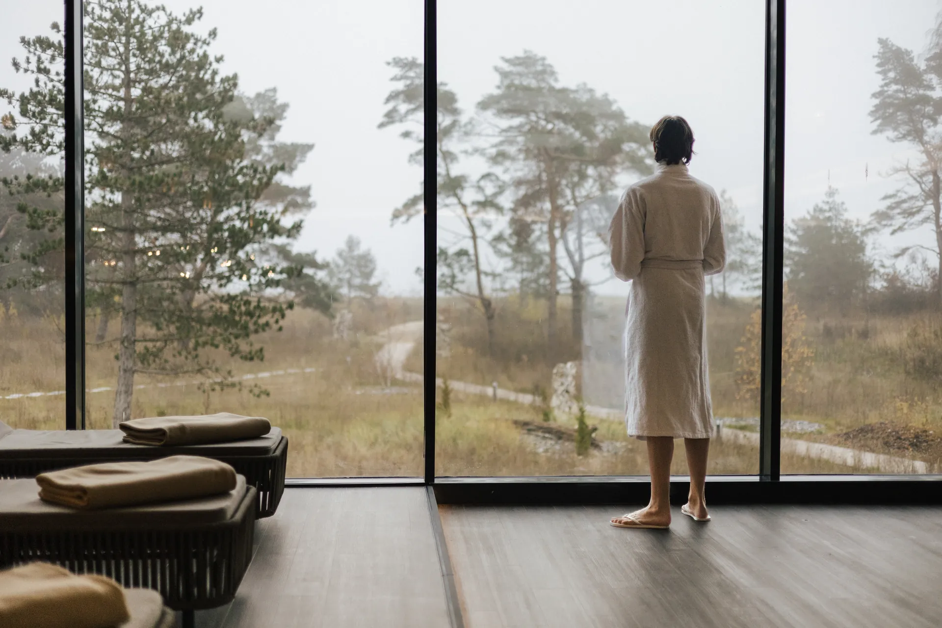 Ausblick vom Ruheraum im Santé Royale Rügen Resort