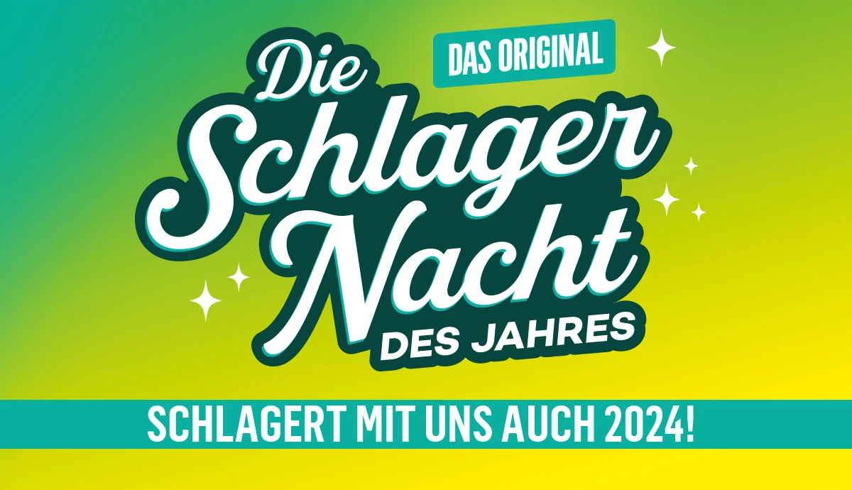 Schlagernacht des Jahres 2024 Keyvisual