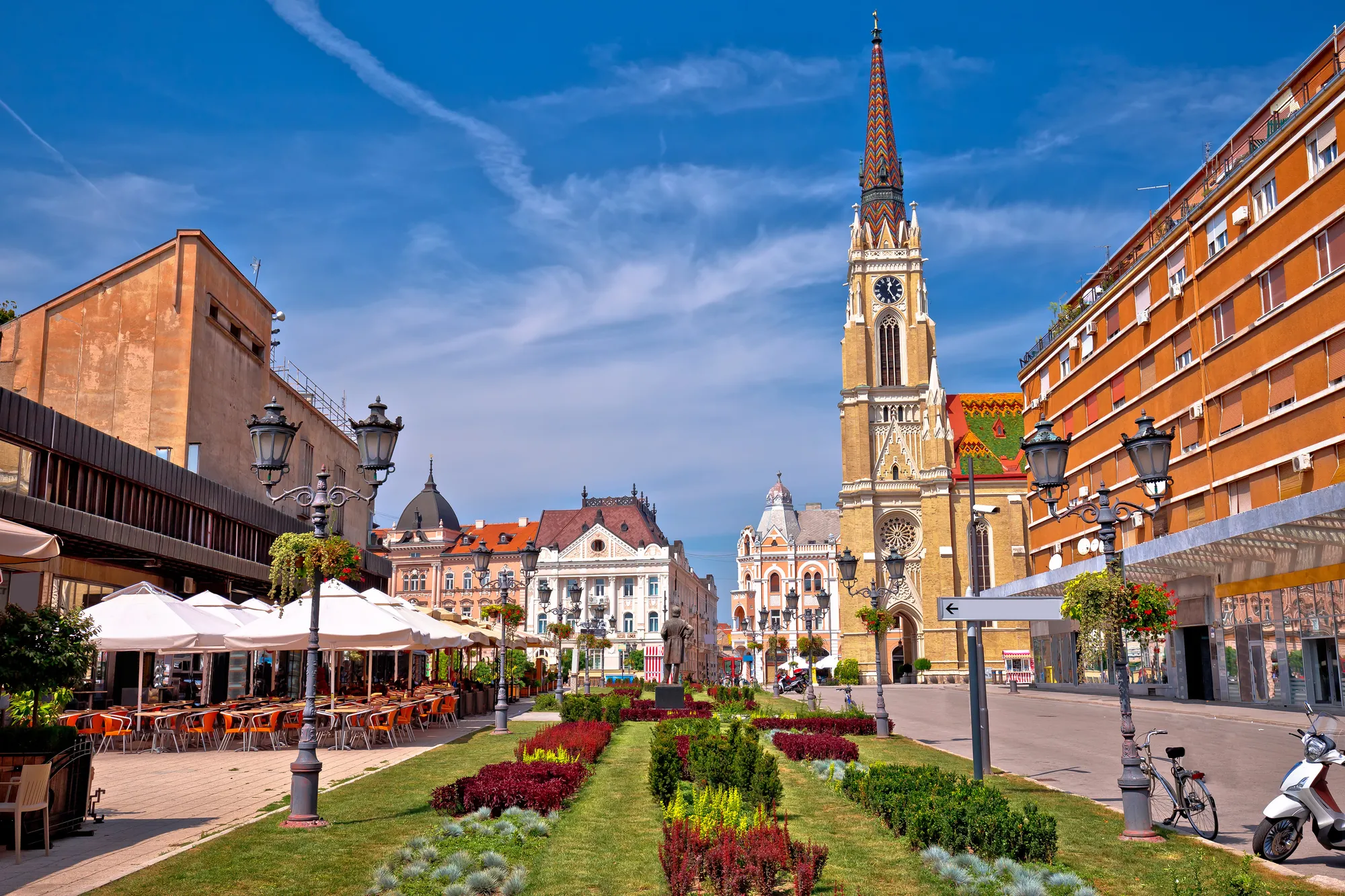 Novi Sad in Serbien, Stadtzentrum