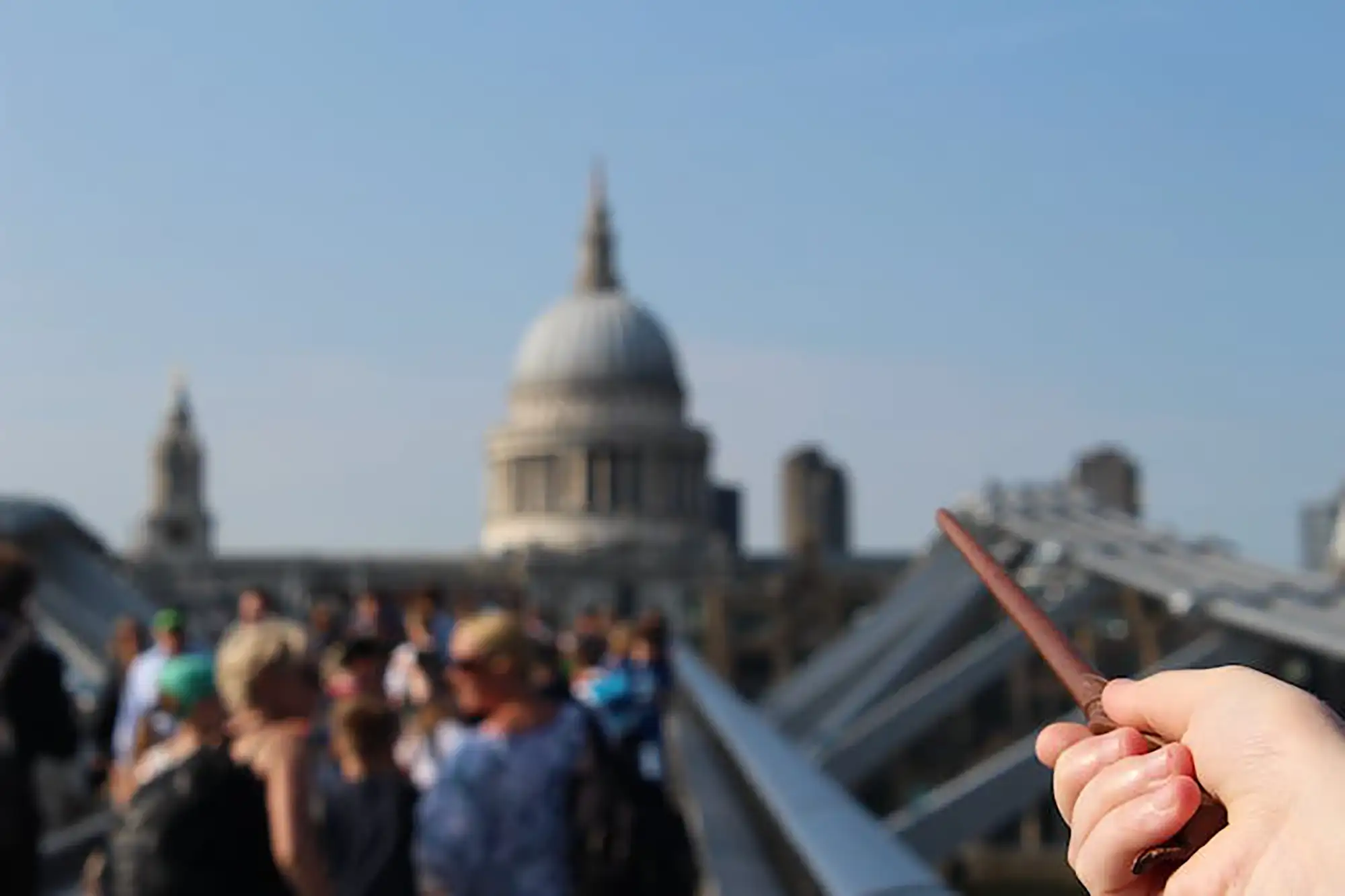 Harry Potter Walking Tour, im Hintregrund St Paul's Cathedral