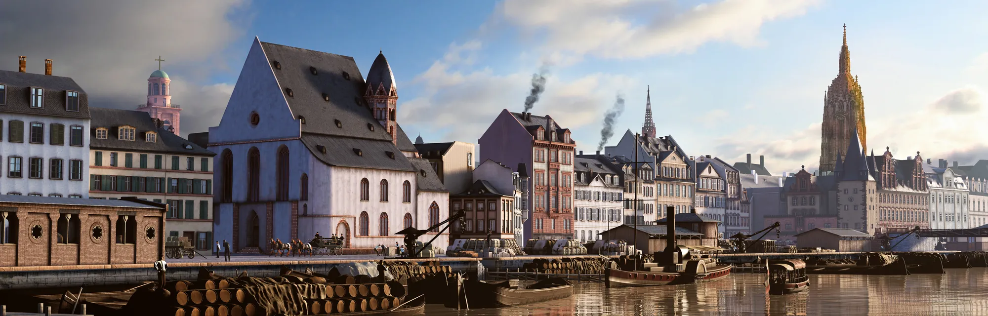 TimeRide Frankfurt: Kutschfahrt am Mainufer