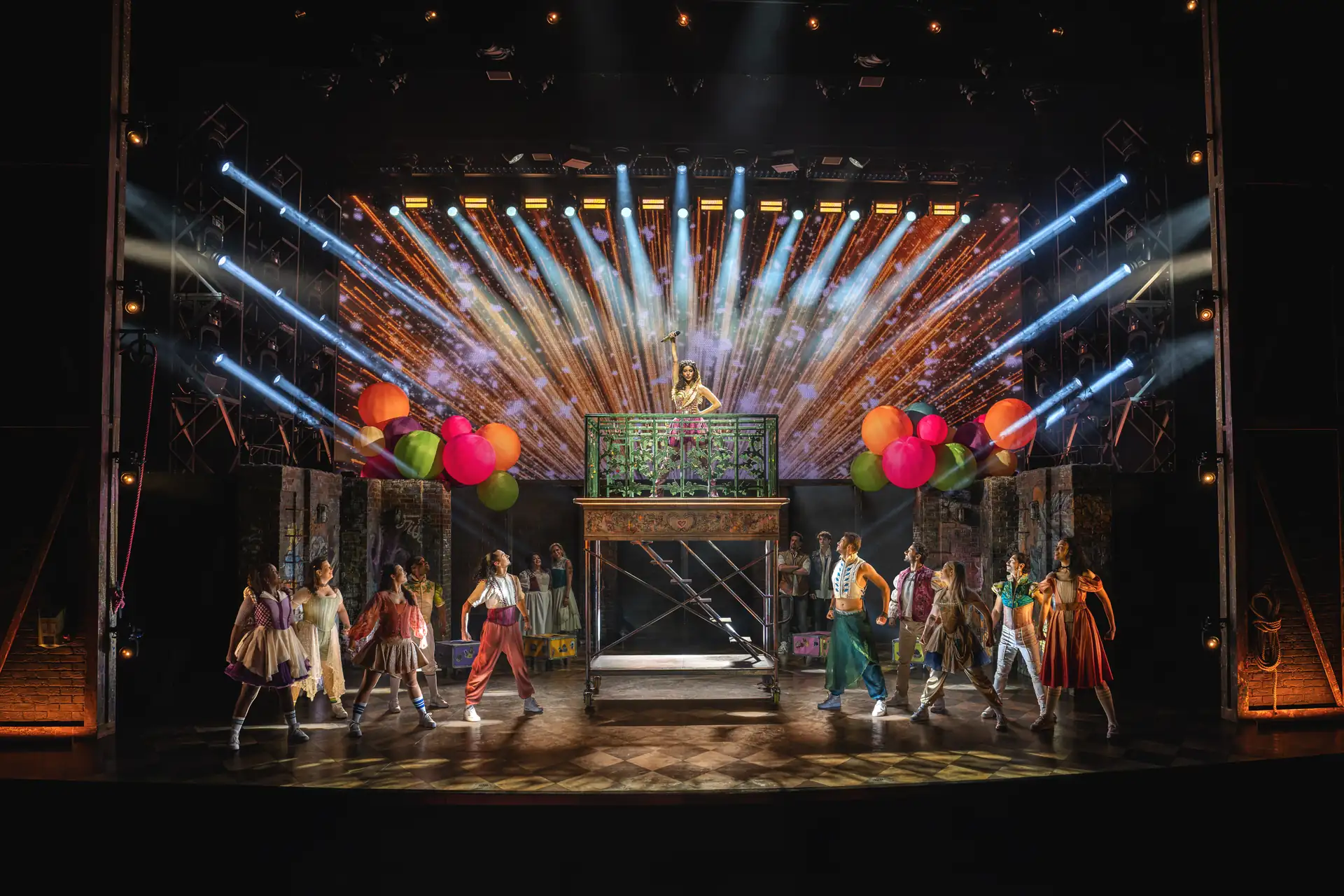 Bühnenbild des Musicals 