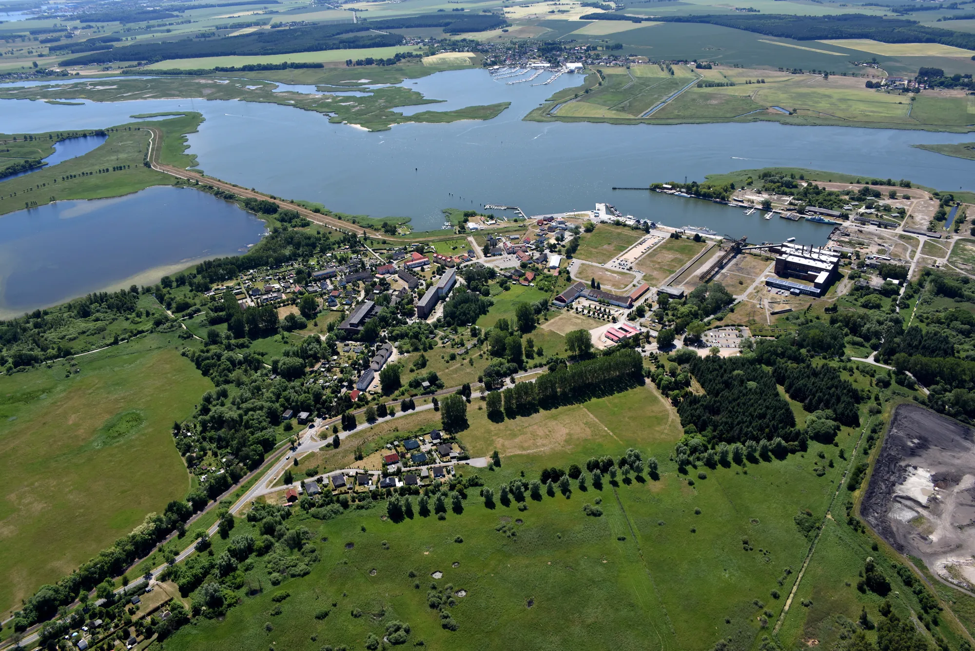 Peenemünde auf Usedom von oben